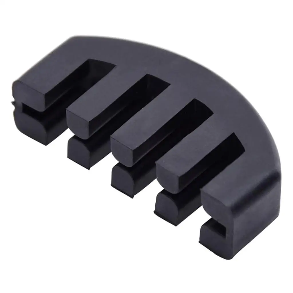 1Pc Black Durable 1/2 Violin Mute Fit 3/4 4/4 Violin Music Practice