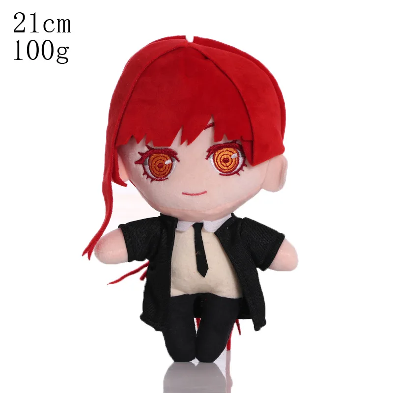 22cm Anime Chainsaw Man Plush Toys Pochita Makima Denji Aki Power Plush Doll Cartoon Soft Stuffed Toy for Kids Christmas Gifts