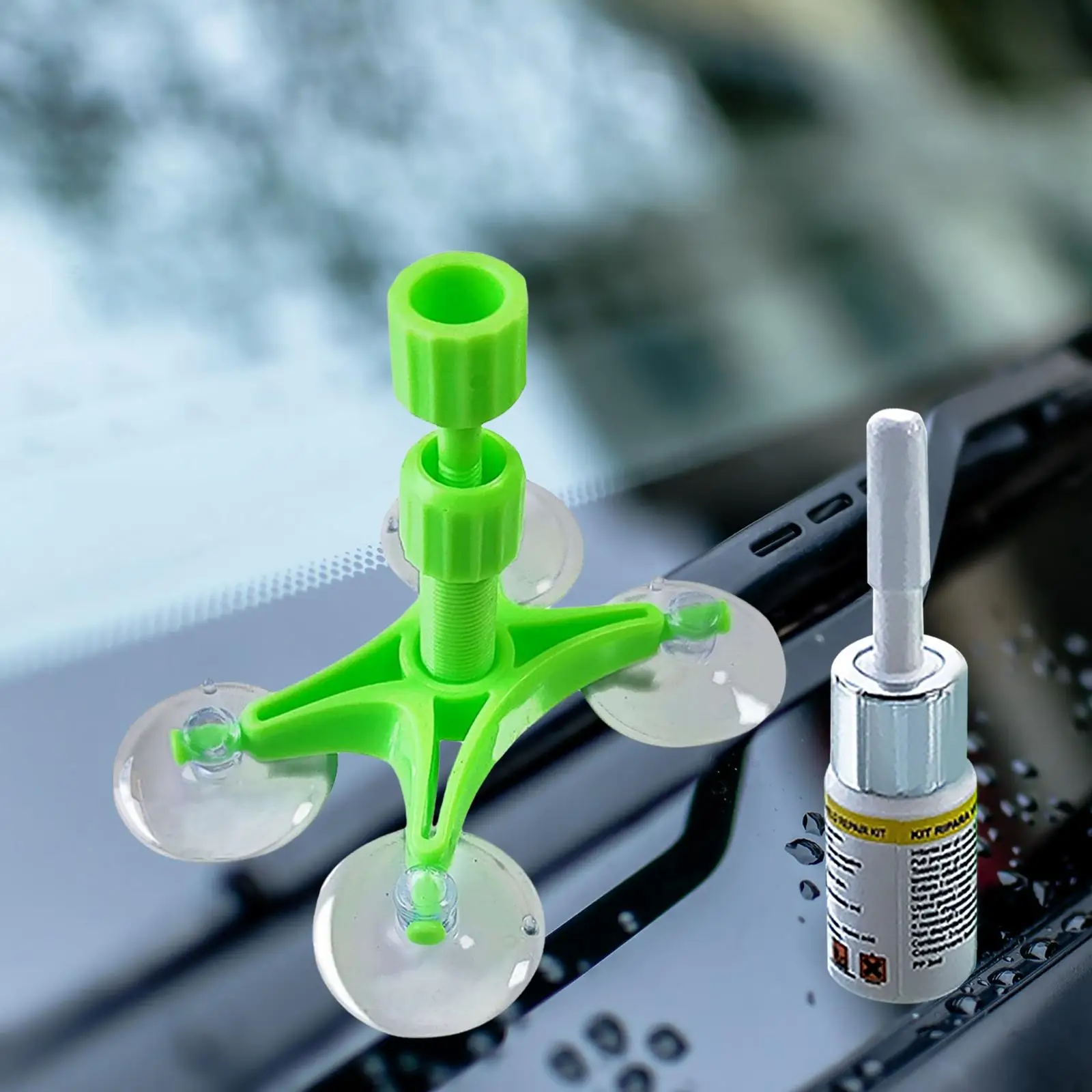 

Car Windshield Repair Kit, , to Glass Windshield Chip Scratch DIY Easy to Operate Widely Use