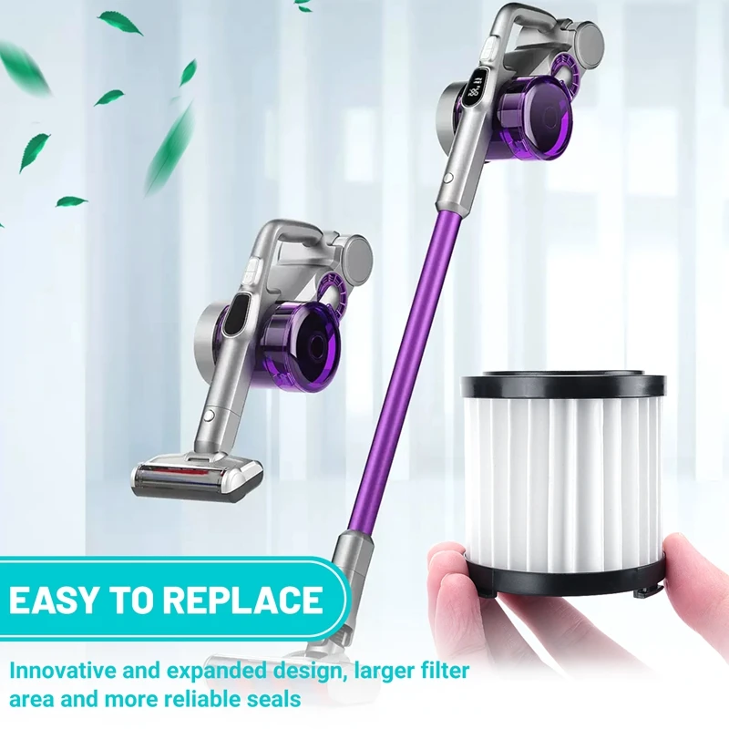 Handheld sem fio aspirador Hepa Filter, Jv51