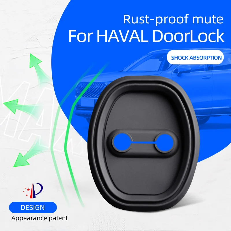 Silica Gel Door lock Case Car Door Lock Door Check Arm Protector Cover For 2020 HAVAL F52021 JOLION  2021 Huraca