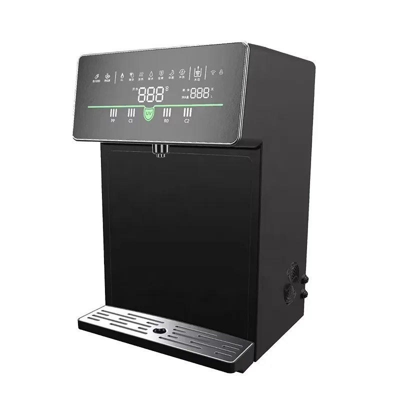 Countertop Reverse Osmosis Water Dispenser Hot Cold Water Cooler Osmosis RO System Countertop RO Water Purifier Filter