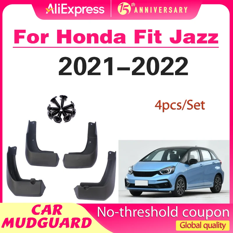 

Mudflaps Fender Flares for Honda Fit Jazz Sport Pro 2021 2022 Mudguards Splash Mud Guards Cover Accessories