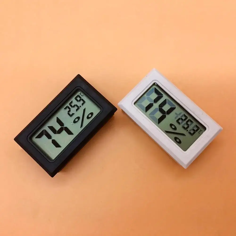 Mini LCD Digital Thermometer Hygrometer Thermostat Indoor Convenient Temperature Sensor Meter Humidity Gauge Detector for Home