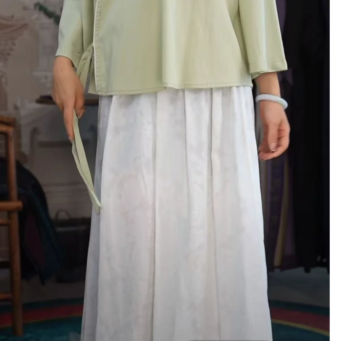 

Брюки из ацетата с высокой талией и широкими штанинами, универсальные, повседневные, прямого кроя, свободного силуэта, в классическом стиле