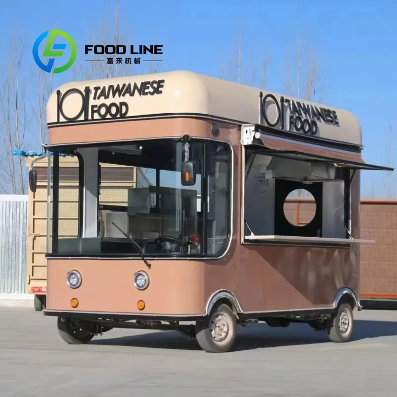 Customized Fully Equipped Mobile Food Trailer Food Cart Vending Truck Mobile Restaurant with Restaurant Equipment for Sale