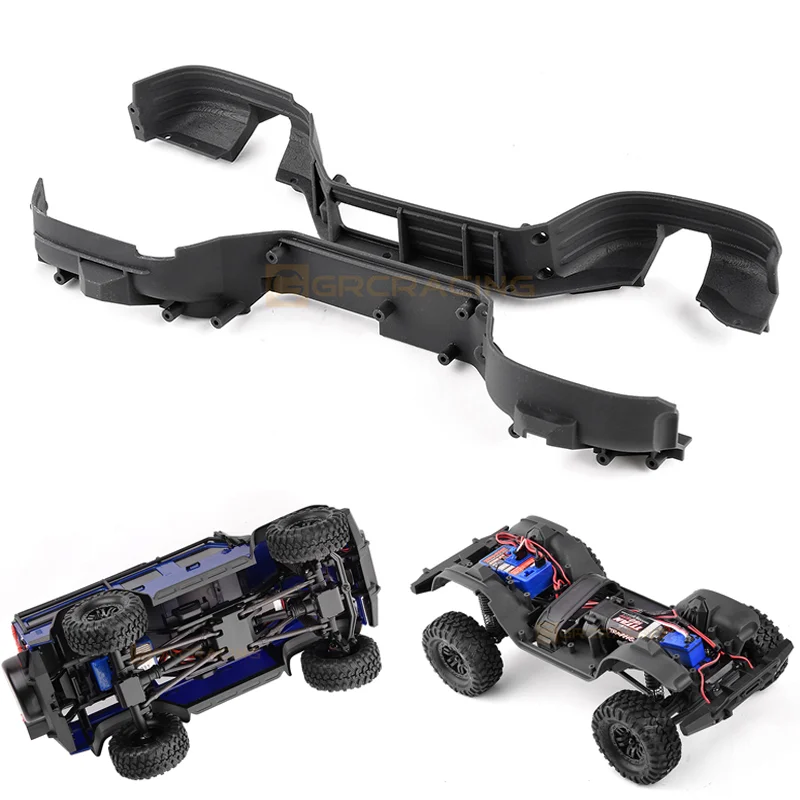 2 Stuks Simulatie Plastic Spatbord Voor 1/18 Rc Crawler Traxxas Trx 4M TRX-4M Verdediger Upgrade Onderdelen