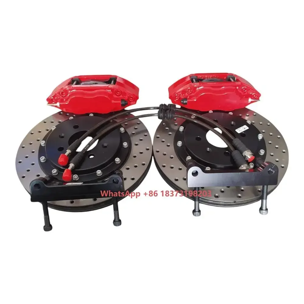 

Big Brake Kit 7600 4 Piston Caliper with Drilled Disc for E36 320i