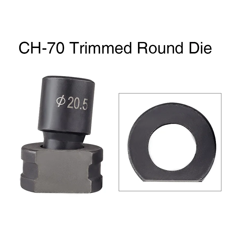 1 قطعة يموت مستديرة ل CH-70L الهيدروليكية اللكم آلة اللكم CH-70L لوحة الصلب/النحاس بسبار ثقب الناخس التشذيب يموت