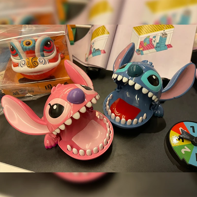 Cartoon Stitch Bite Finger Tricky Toys Angel Parent Child Children Game Family Party Punishment Game Room Decorations Gifts