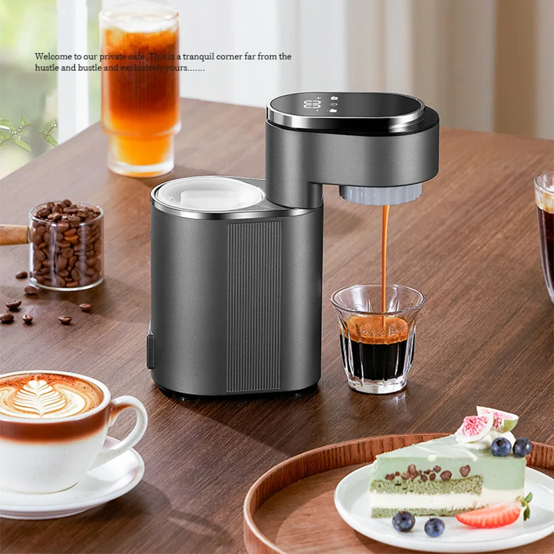 

Portable Espresso Machine 15 Bar Hot/Cold Dual-Extraction Espresso Maker 150ml Compact Mini Travel Coffee Maker