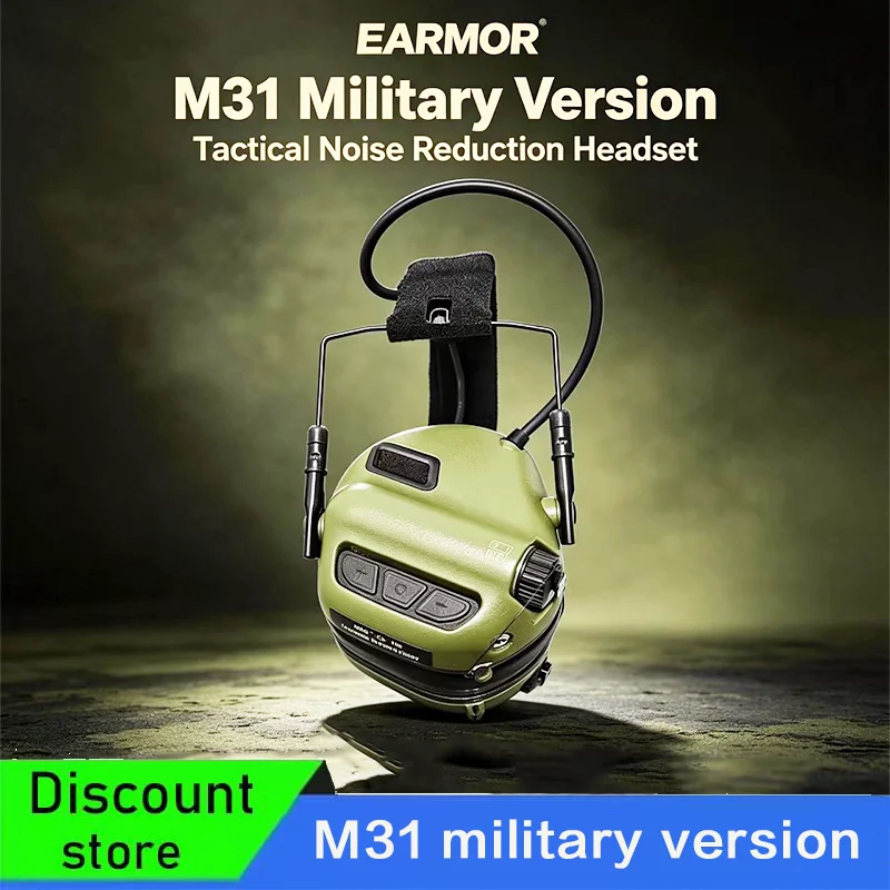 EARMOR M31 Professional Edition, tactical headphones, noise reduction index 22, suitable for shooting and hunting activities