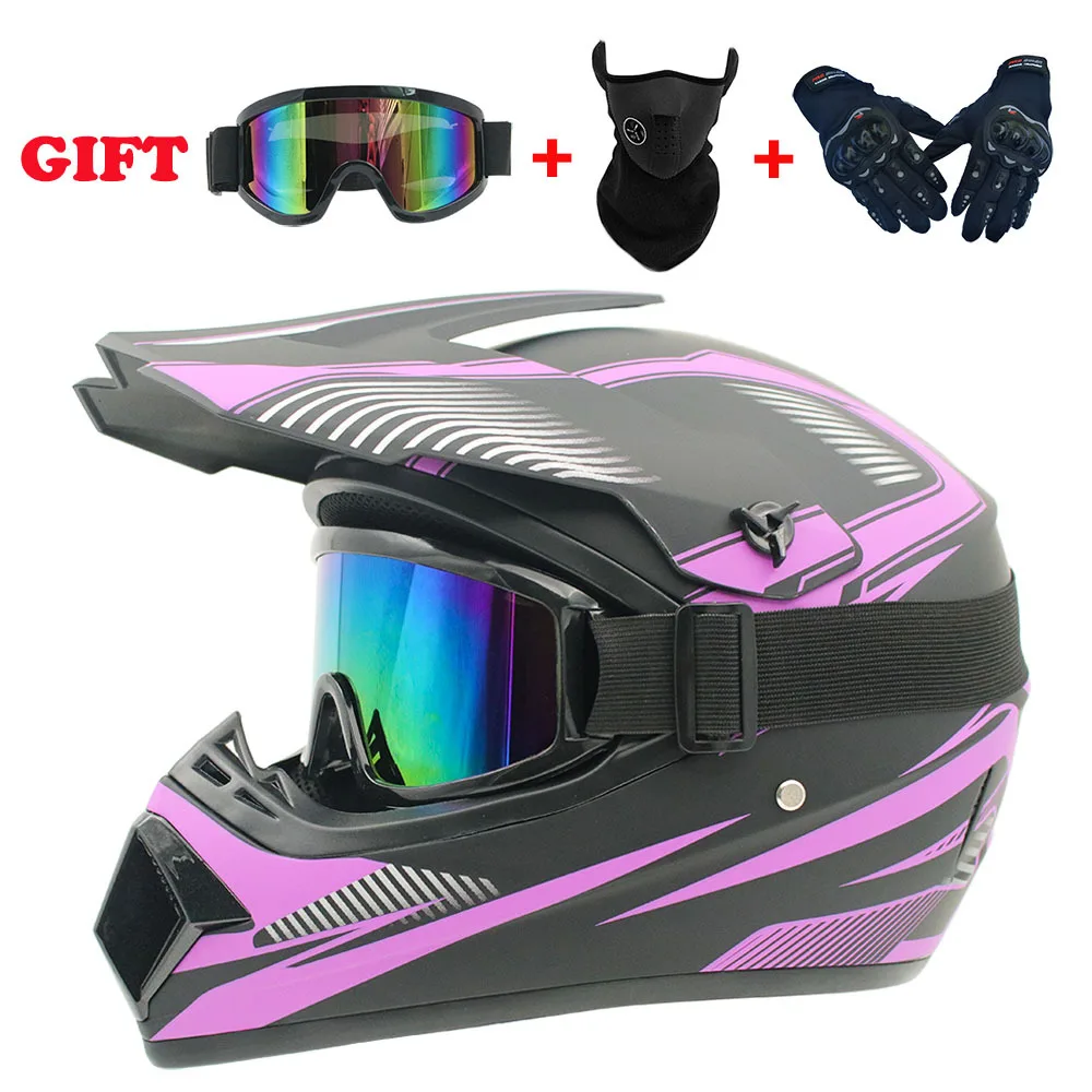 Capacete Youth Motorcycle Helmet Children Off-Road, Dirt Bike Downhill ATV DH Go-kart Cross, DOT Approved Mountain Bike For Kids