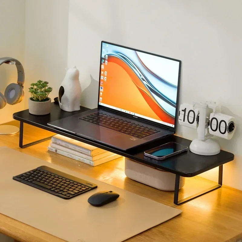 Desktop computer heightening rack Office desktop storage rack Monitor lifting rack Base bracket Raising shelf