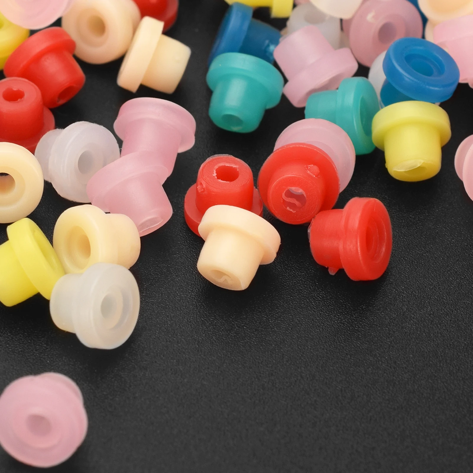 100Pcs Tattoo Supplies Silicone Durable Rubber Grommets Nipples 