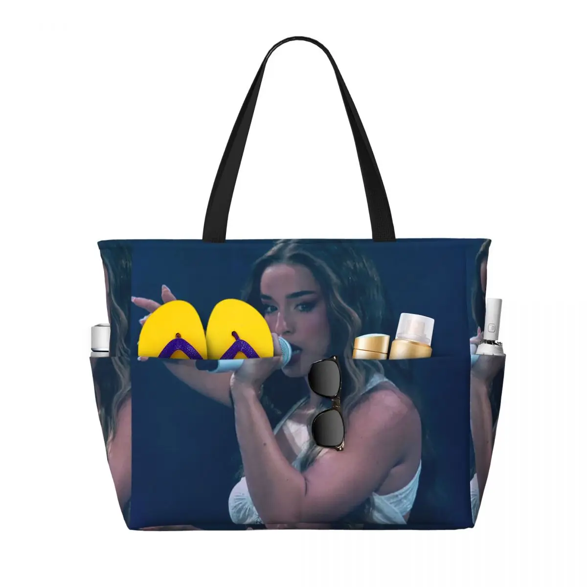 

Spanish Lola Indigo Beach Tote Bag Sport Gym Yoga Duffle Large Tote Bag Women Travel Bag Fitness bag