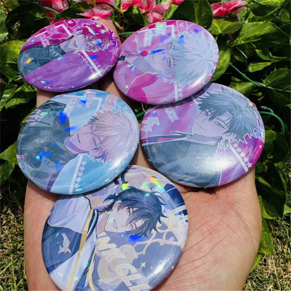 58mm Anime Link Click Charles Rin Jo Li Tianzhen Xavier Lucas Alien Cosplay Abzeichen Pin SPTE Weißblech Brosche ﻿