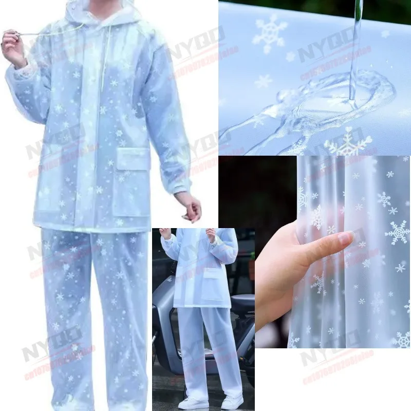 

Motorcycle Raincoat and Rainpants Suit Rainstorm Proof Plus Thickened Men's and Women's Multi-color Options