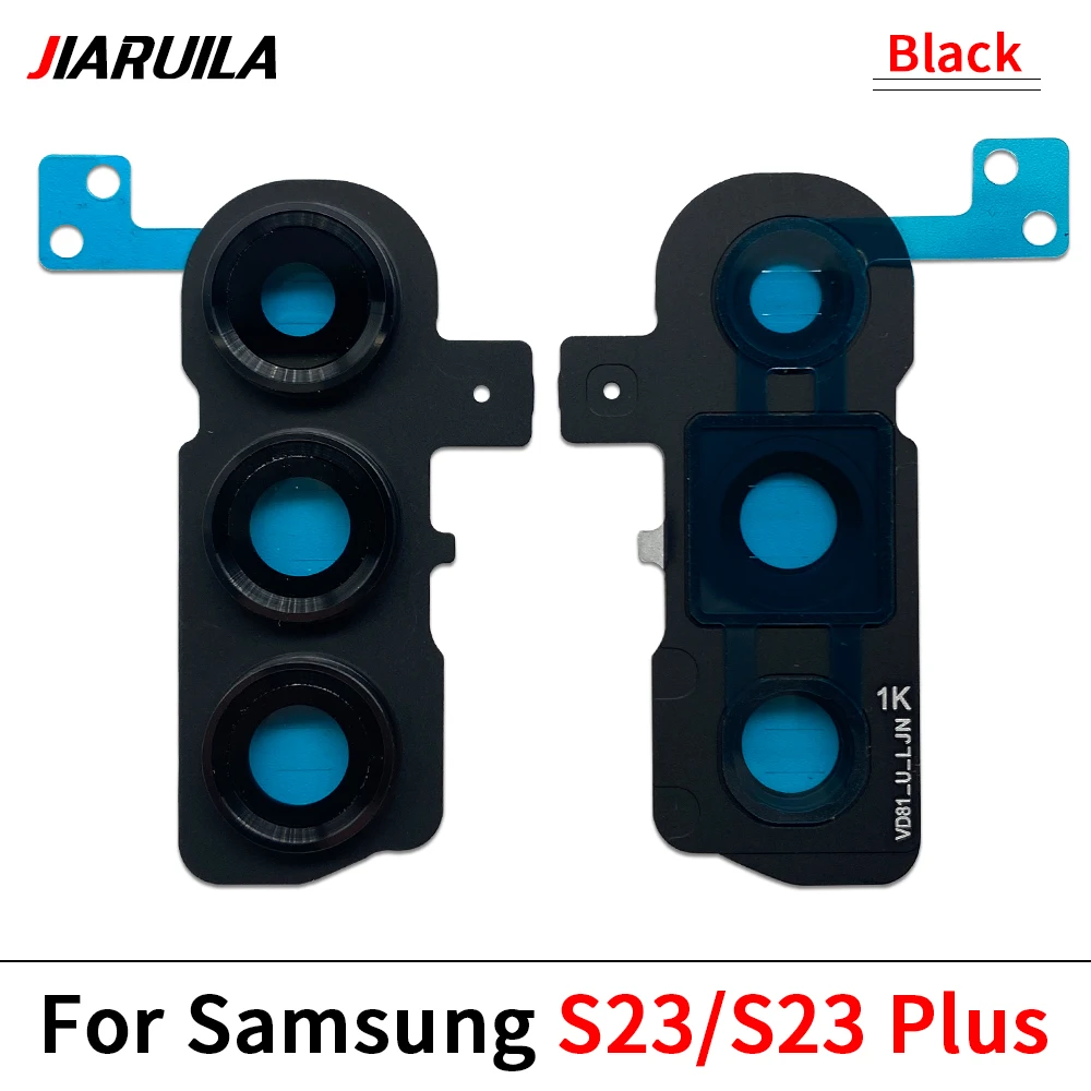 10 قطعة ، لهاتف سامسونج S23 Plus Ultra S918 S911 S916 عدسة خلفية للكاميرا الخلفية مع أجزاء إصلاح الإطار #3