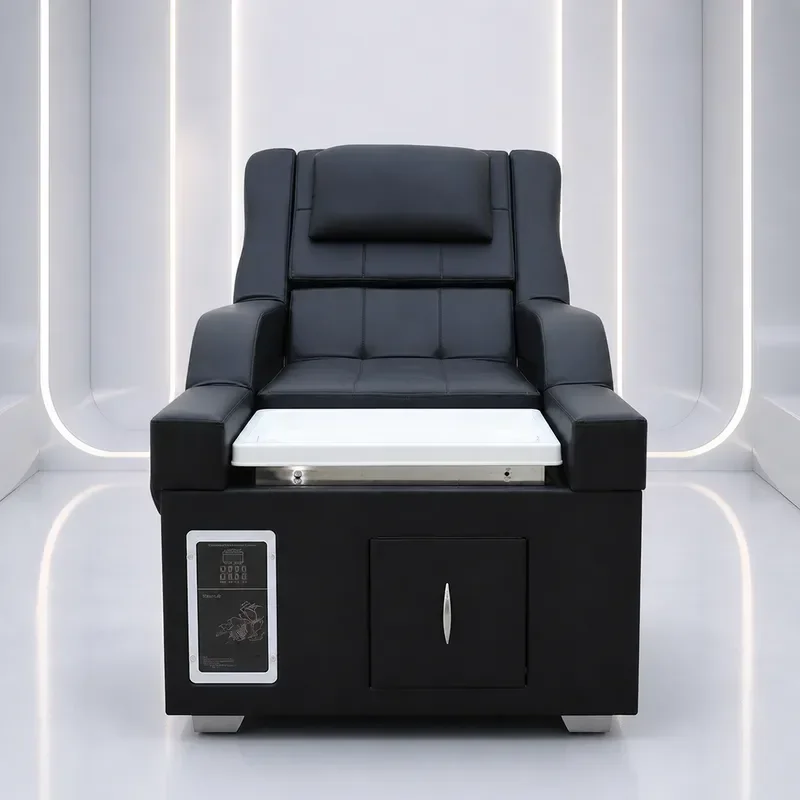 Electric Lifting Shampoo Bed with Constant Temperature Water Circulation Head Treatment and Fumigation Foot Massage for