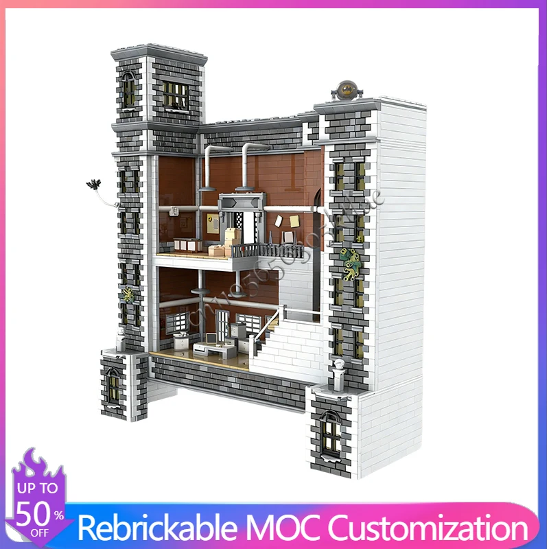 

3416 деталей, модульный конструктор MOC «Головное управление полицейского департамента города», простой сборочный набор, игрушка-подарок для мальчиков на праздник