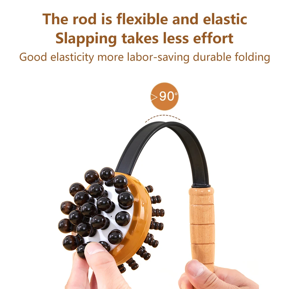 Double Sided Massage Hammer Back Neck Massager Anti Slip Massage Stick for Body Massager Foot Massage Tool Hammer Health Care