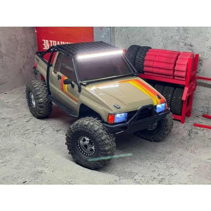 Metal Front Battery Tray & Inner Fender for Axial 1/10 SCX10 III 1987 Toyota SR5 RC Crawler, Scale Upgrade Parts Accessories