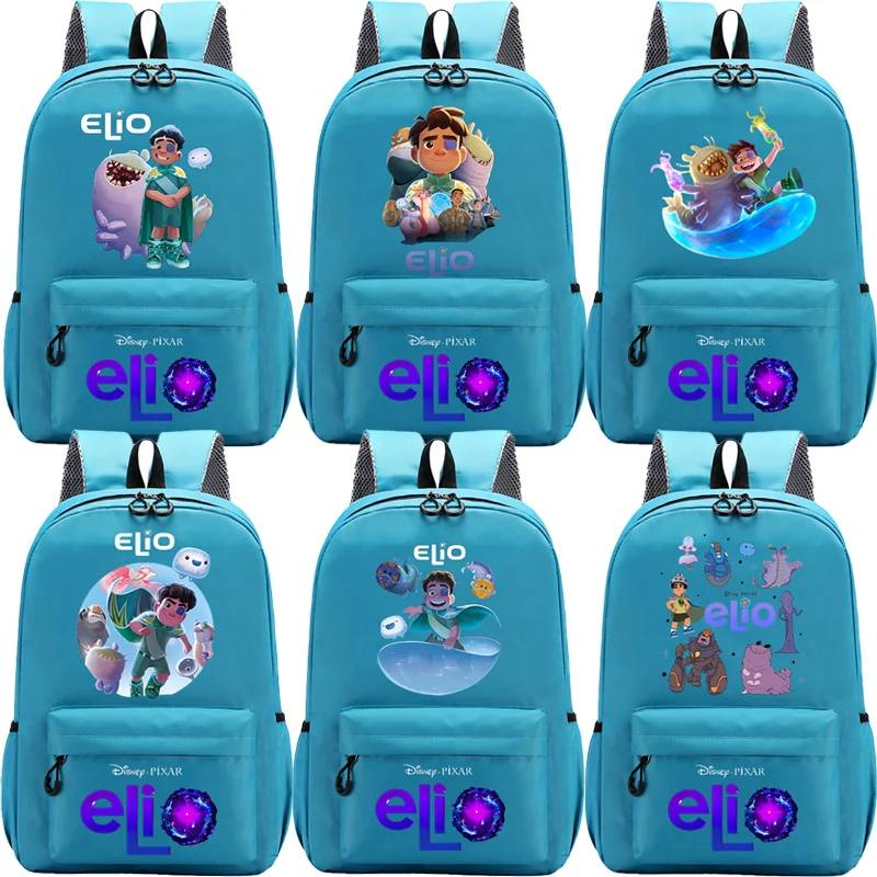 

Elio SchoolBag Boys Girls School Bookbag Large-capacity Knapsack High-quality Backpack New Movie Anime Figure Laptop Bag Gift