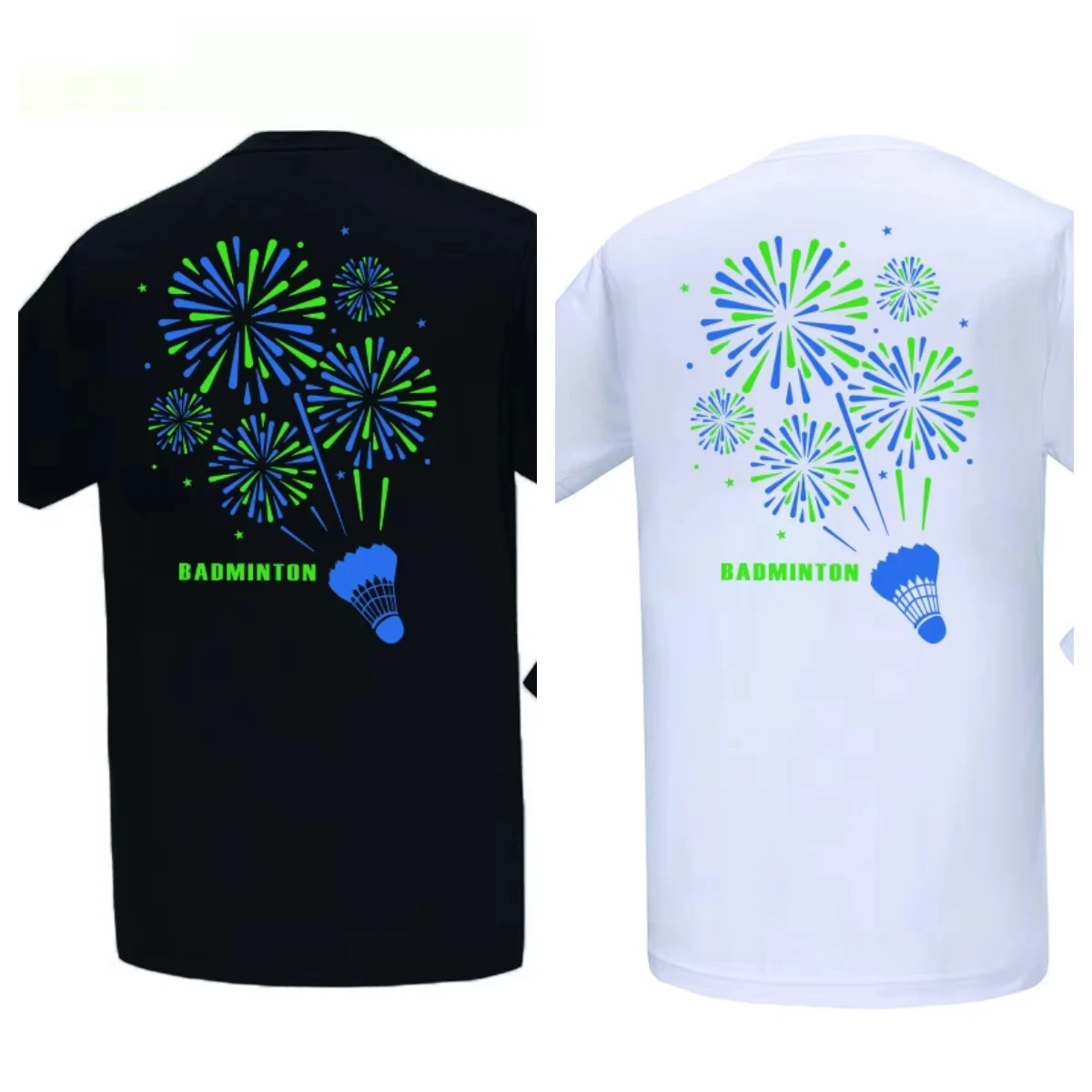2026-novo-nouveau-t-shirt-de-manches-courtes-pour-hommes-et-femmes-feux-d'artifice-badminton-pur-coton-imprime-manches-courtes