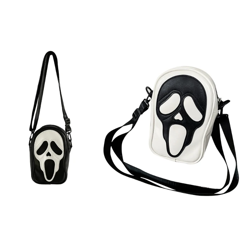 Modna torba na co dzień Torba na ramię Torby Crossbody dla chłopca Dziewczyna Torba GhostFaced E74B