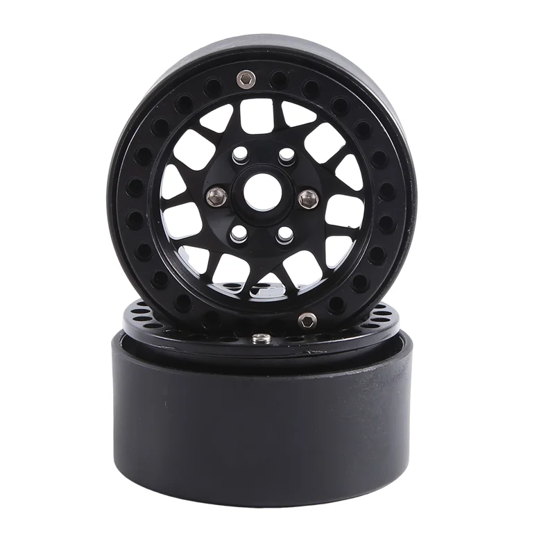 4 قطعة 1.9 بوصة معدنية Beadlock محور عجلات حافة ل 1/10 RC الزاحف سيارة TRX4 محوري SCX10 Redcat Gen8