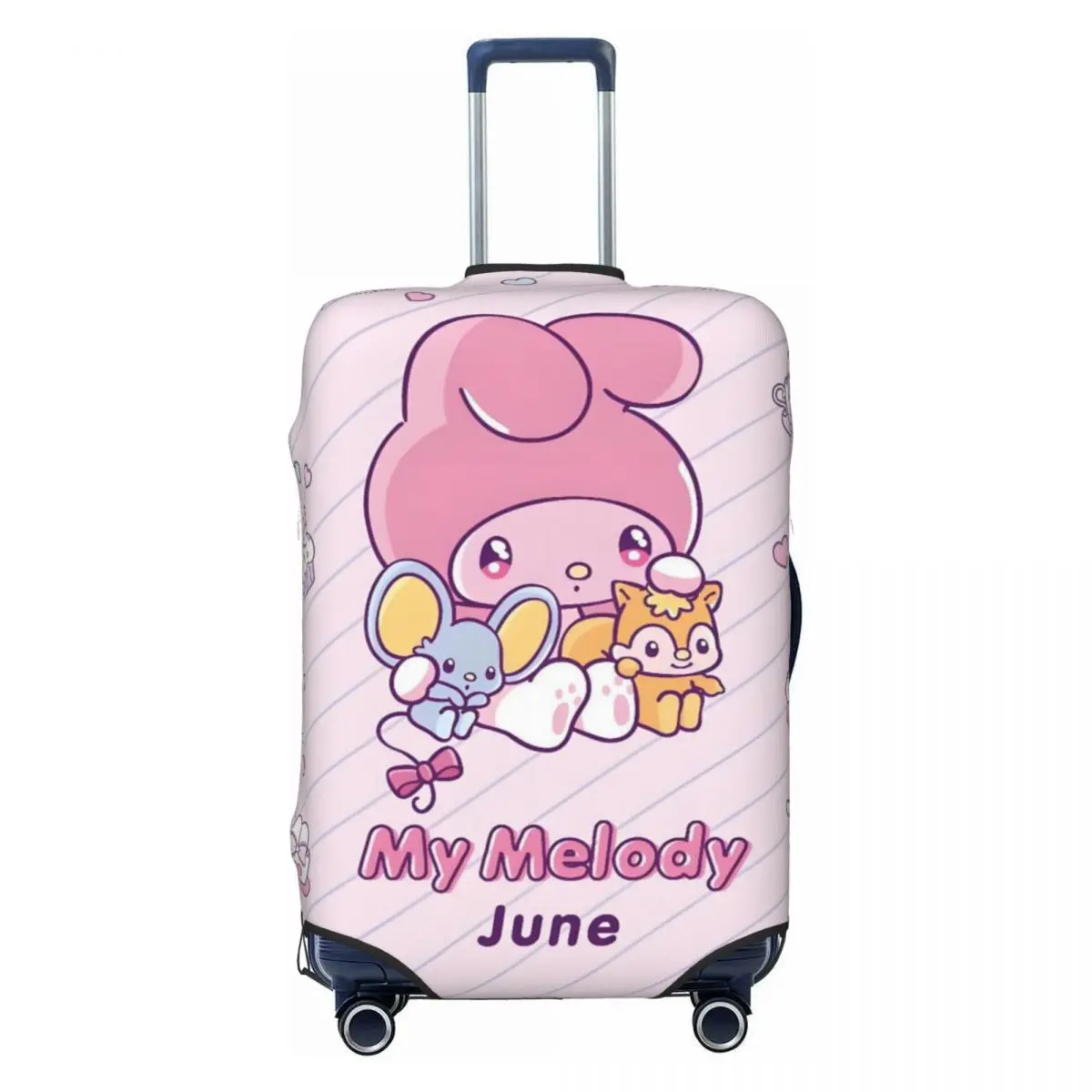

Custom Melody Cartoon Movie Travel Luggage Cover Elastic Kawaii Design Suitcase Cover Protector Fit 18-32 Inch