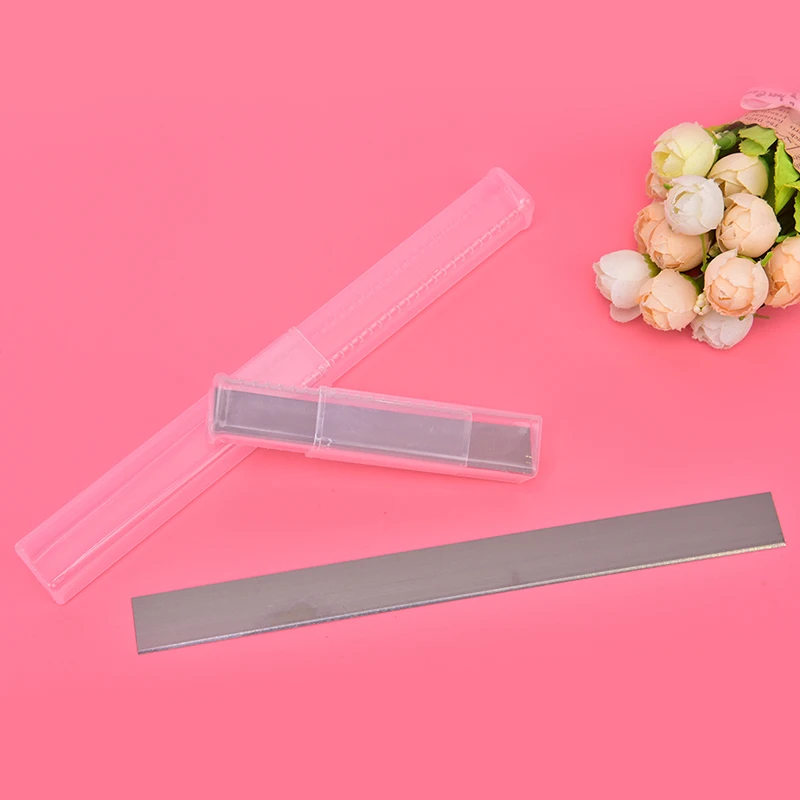 2pcs 4"/8" Stainless Steel Cutters Blades Polymer Pottery Clay Cutting Tools Set