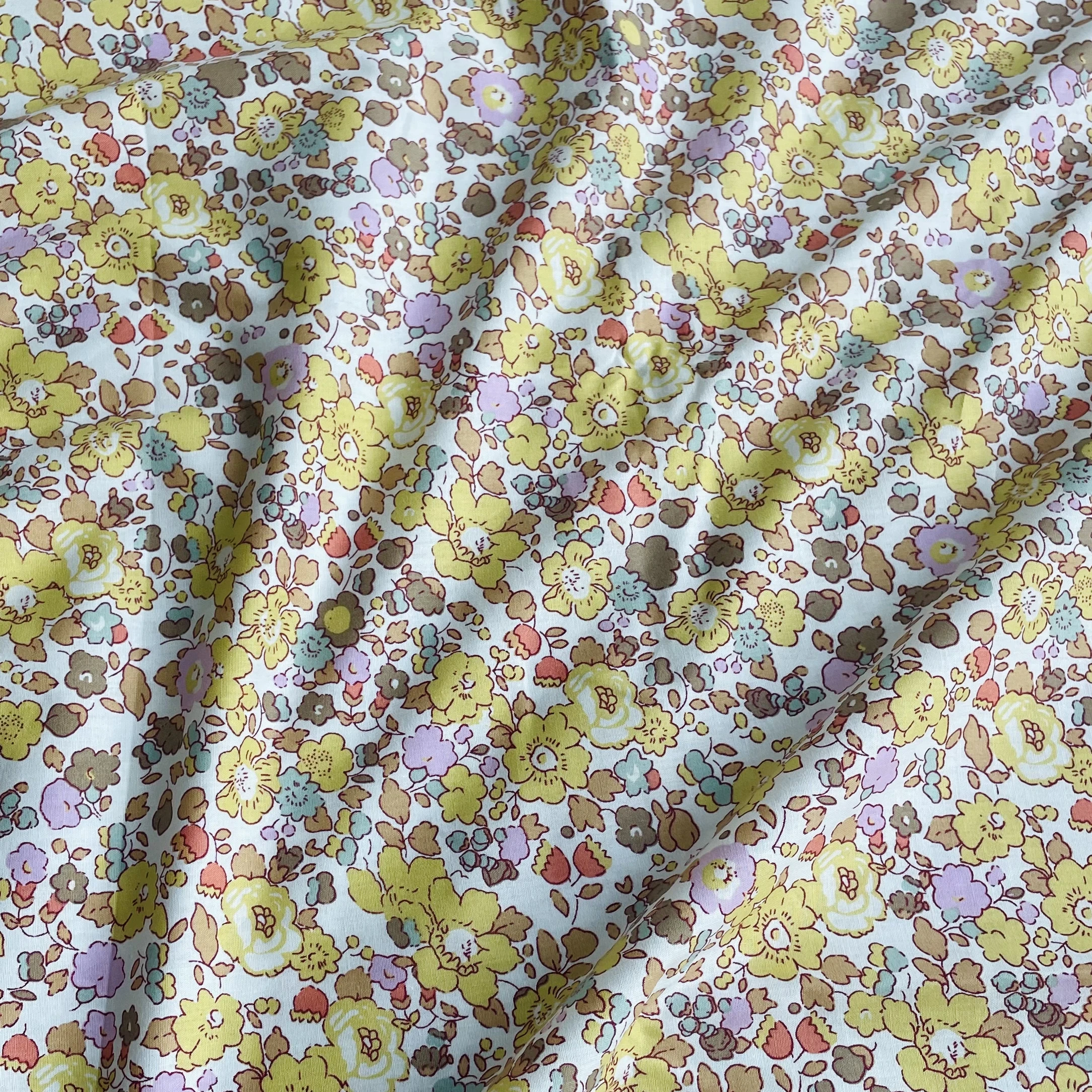 Puderblauer 100% Baumwollstoff 60S Original-Design Digitaldruck für Nähen von Kleidern, Röcken und Kinderbekleidung – Detail 7