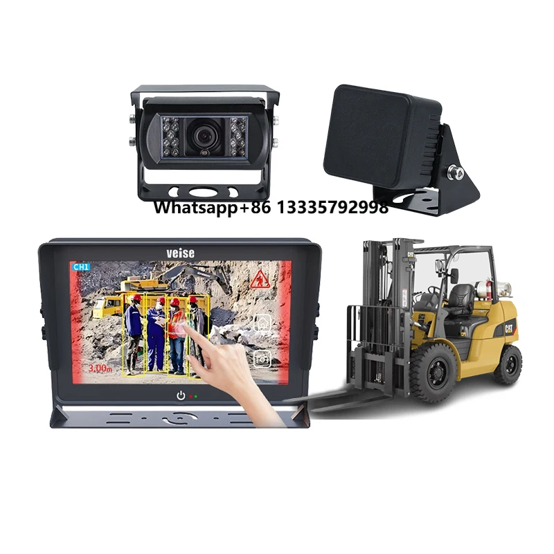 

AHD 1080P Millimeter Wave Radar Blind Spot Pedestrian Human Opject Detection System for Truck Bus Forklift