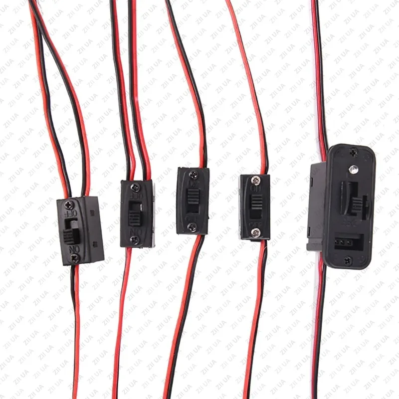 2PCS/lot 30CM Two/Three Wire Switch Universal Plug 2/3 Way Power on Off Switch Connector Receiver Switch for Rc JR FUTABA