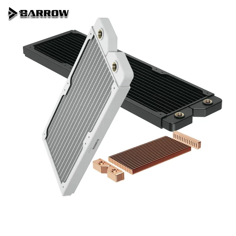 Barrow 240 360mm Radiator Copper G1/4'' PC Water Cooling Heatsink Exchanger Thickness 20mm  For Case CPU GPU RAM