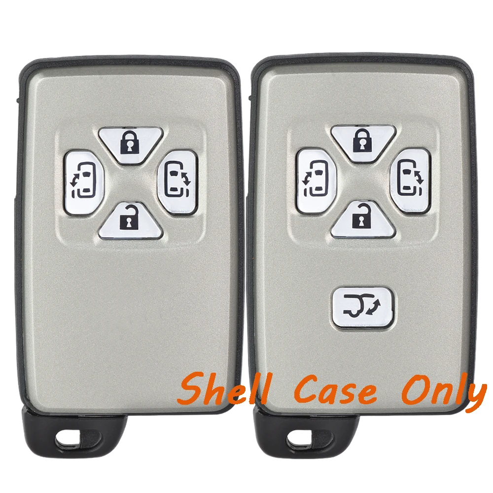 

Чехол для дистанционного ключа KEYECU, чехол для брелока для Toyota Vellfire Alphard Estima Previa Sienna, аксессуар для корпуса