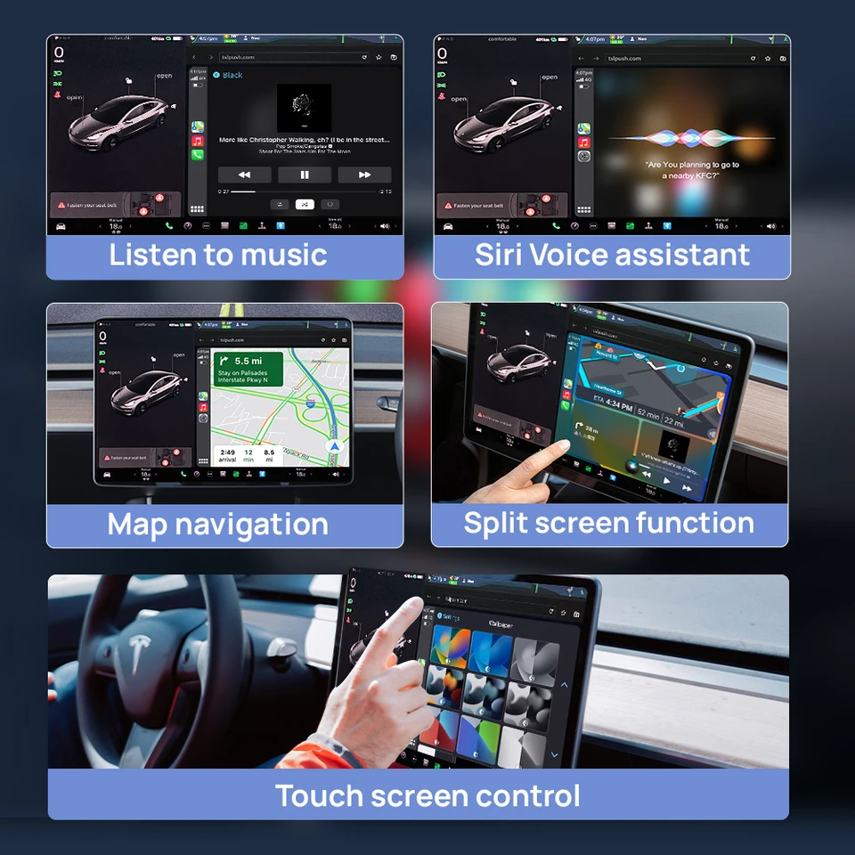 CarlinKit USB アダプタワイヤレス Android 自動 CarPlay 2-In-1