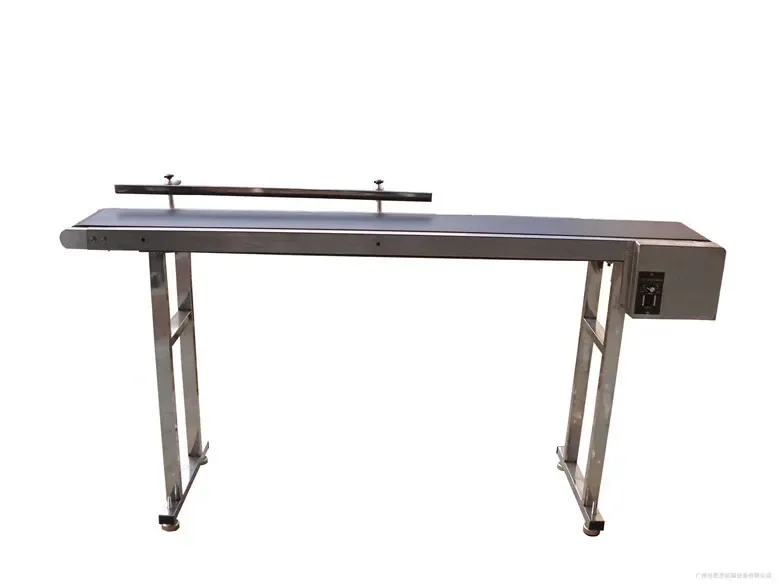 

1PC SYB-01 Band Carrier Belt Conveyor For Bottles Food Products 1m-2m Customized Moving Belt Rotating Table 220V