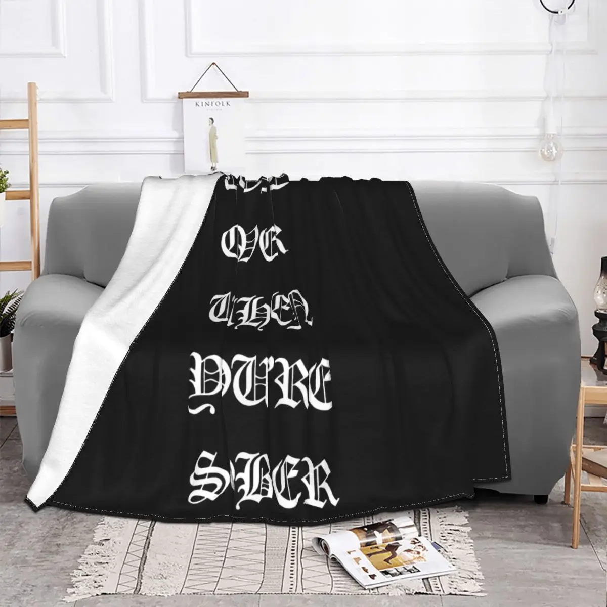 Lil Peep Is Back When You Meet Sober Tour Concert Vtg Reprint Science Creative Design Throw Blanket