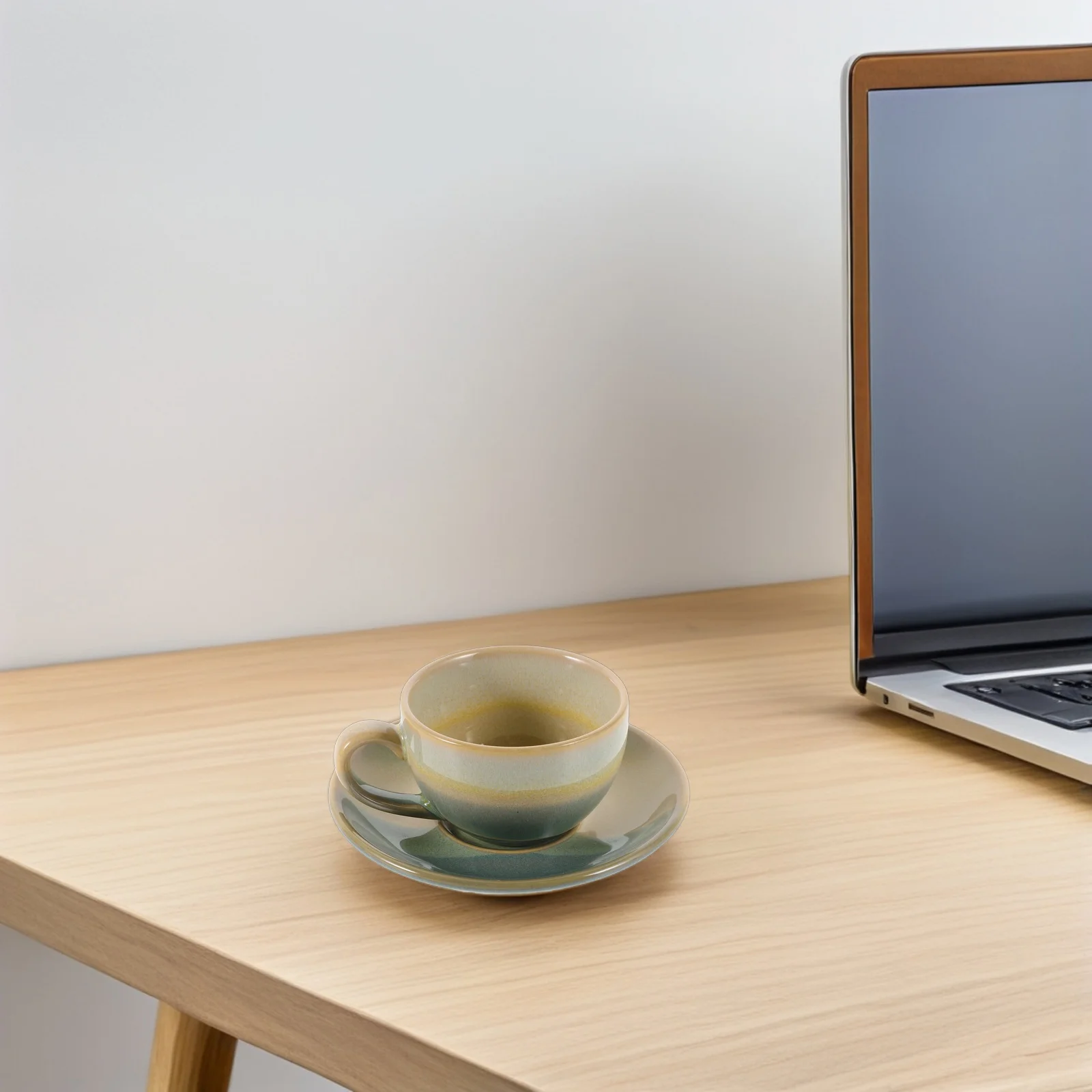 

1Set Vintage Ceramic Coffee Mug Saucer Set 90ml Elegant Retro Design Office Afternoon Tea Milk Cup Porcelain Espresso Cup