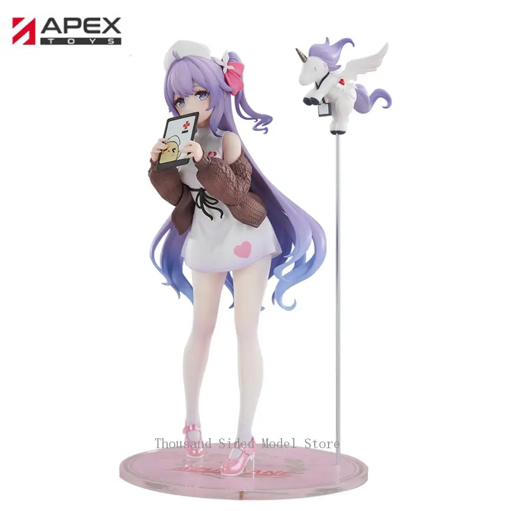 

In Stock Original APEX-TOYS Limepie Azur Lane Hms Unicorn Angelic Nurse Ver. Action Figure Pvc Model 20Cm Collectible Toys Gift