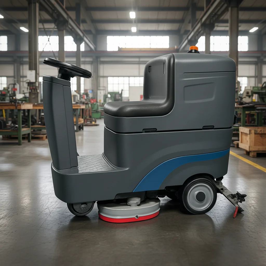 

New Workshop Floor Scrubber Machine Industrial Ride On Floor Cleaning Machine With CE Certification