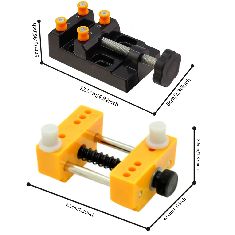 DIY Model Building Tool Vise Tool Holder For Assembly Model Making Tools DIY Accessories Yellow Black