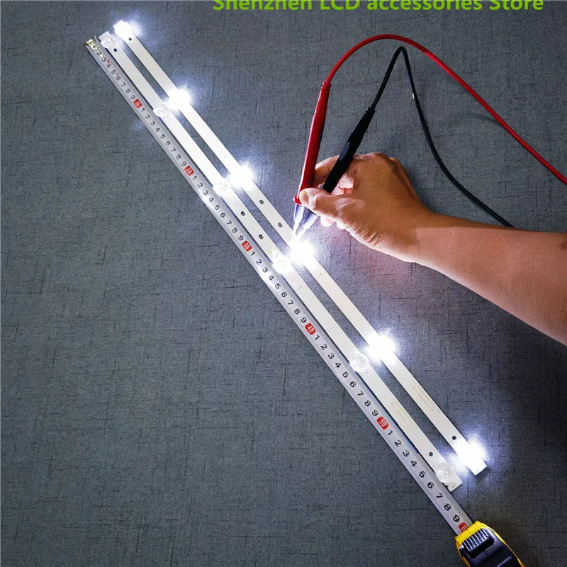 for 6Leds HL-00320A30-0601S-07 A1 2 6 silver IP-LE32/495523 LCD TV backlight bar  575mm   6lamp   6V   100%NEW