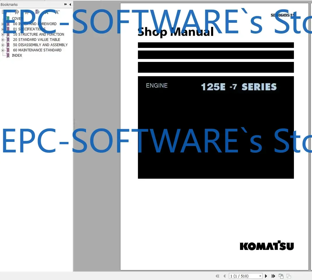 

Дизельный двигатель Komatsu, 8,14 ГБ. Руководство по магазине, обновленное 2024 PDF.