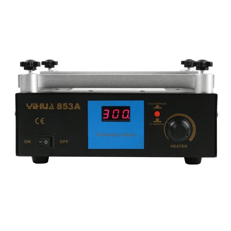 YIHUA 853A 600W Digital Preheat Soldering Station High Power 50Hz 220V ESD BGA Rework Station PCB Desoldering IR Preheating