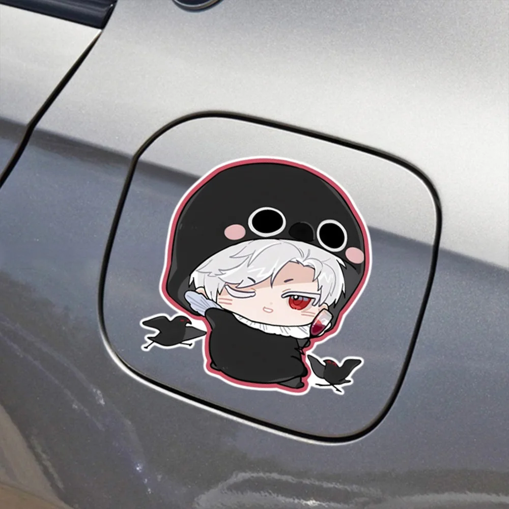 Love and Deepspace Sylus Creative Vinyl Sticker Car High Stickiness Waterproof Door Window Decal Auto Exterior Decor Accessories