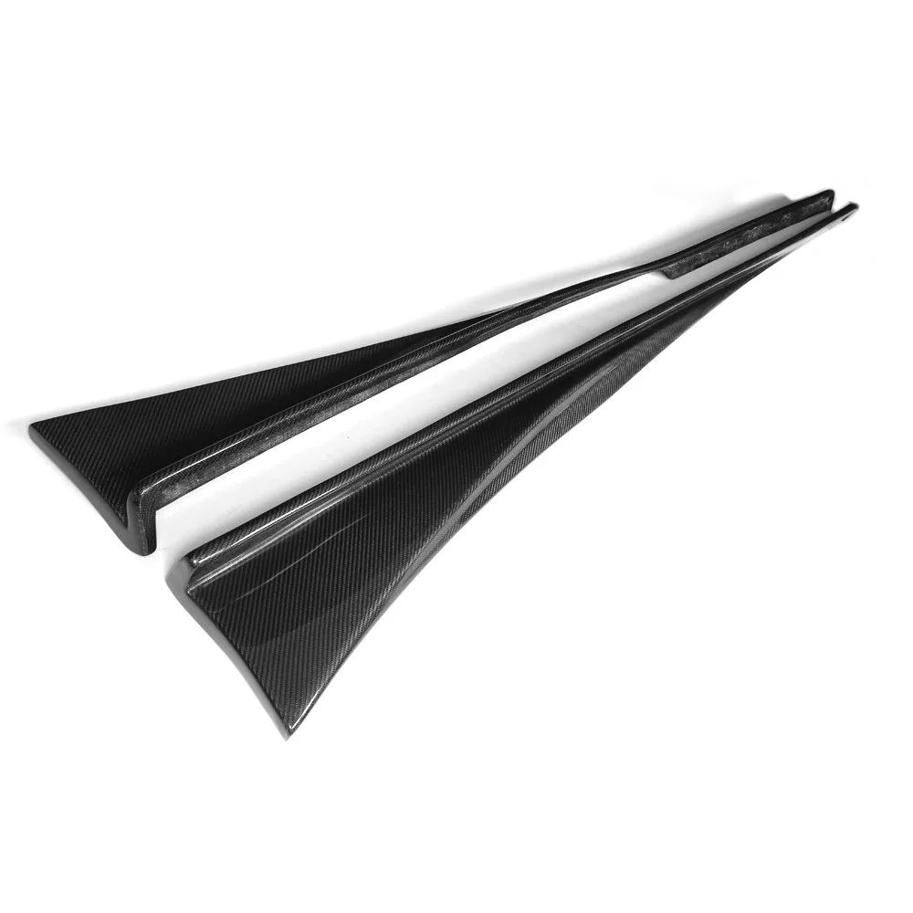 For Lexus IS250 IS350 F Sport 2013 2014 2015 2016 2017 2018 2019 2020 Real Carbon Fiber FIBER Side Skirts Spoiler Lip view 3